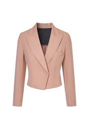 Byron Crease-Resistant Fitted Cropped Blazer