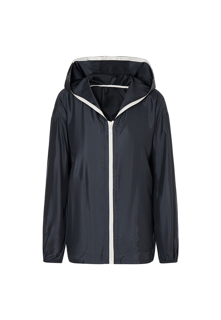 Murphy Recycled Water-Repellent Hooded Windbreaker