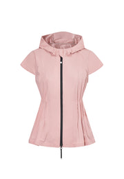 Artemis Water- and Wind resistant Long Sleeved Jacket with Pleated Waist