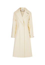 Miller Waterproof Sustainable Vegan Leather Trench with Flared Skirt