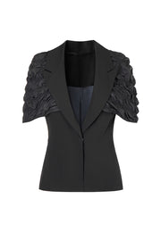 Darcy Cropped Waistcoat with Removable AP Signature Square Cape