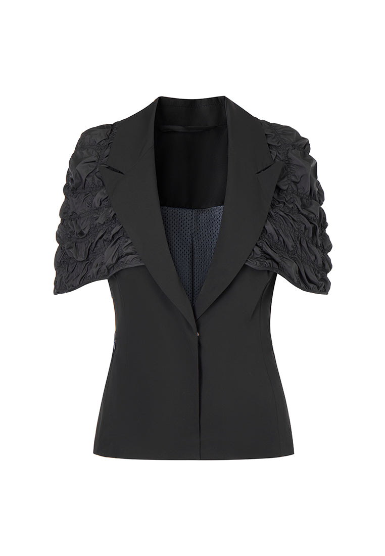 Darcy Cropped Waistcoat with Removable AP Signature Square Cape