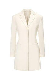 Anya Water and Wrinkle-resistant Convertible Pleated Blazer Dress