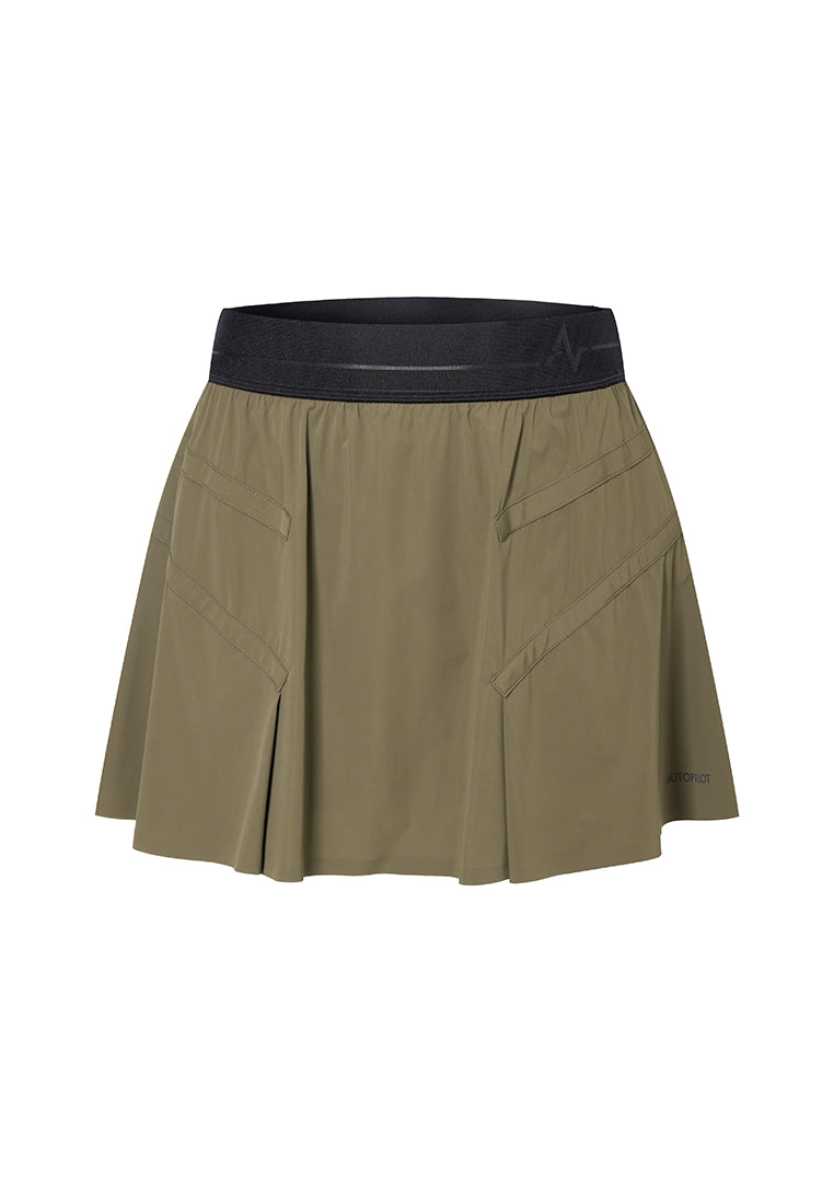 Jetsetter Water-Resistant Stretch Mini Skirt