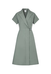 Maia Sustainable-Fibre Maxi Lapel Dress