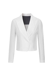 Byron Crease-Resistant Fitted Cropped Blazer