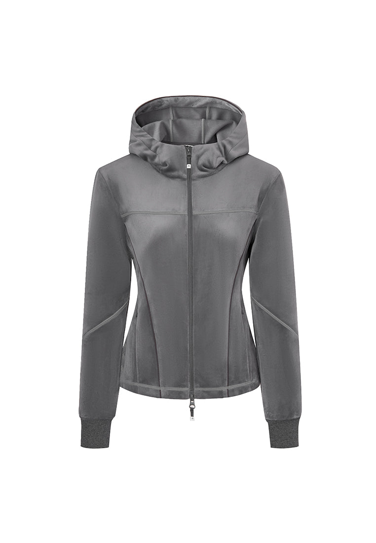Serene Ultra-Soft Recycled Polyester Fleece and Organic Cotton Jacket