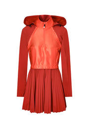 Melanie Hooded Tennis Dress with Detachable Sleeves