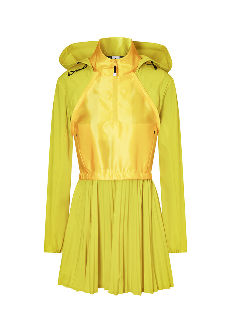 Melanie Hooded Tennis Dress with Detachable Sleeves