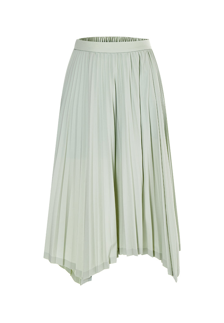 Bleeker Sustainable Nylon Water-Repellent Anti-Crease Pleated Skirt