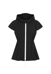 Artemis Water- and Wind resistant Long Sleeved Jacket with Pleated Waist