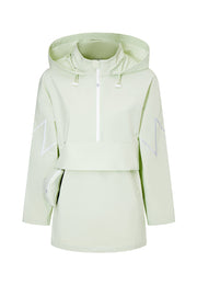 Eros Water- and Wind Resistant Windbreaker with Pleated Panels