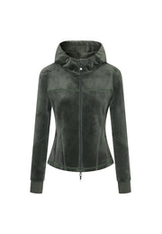 Serene Ultra-Soft Recycled Polyester Fleece and Organic Cotton Jacket