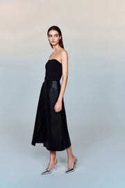 Austen Corset-inspired Stretch-Jersey Strapless Top