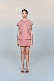 Artemis Water- and Wind resistant Long Sleeved Jacket with Pleated Waist