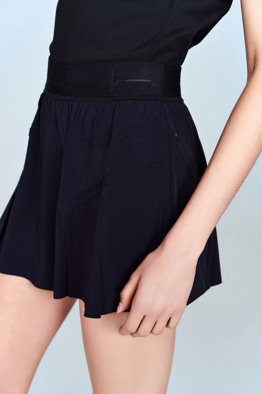 Jetsetter Water-Resistant Stretch Mini Skirt