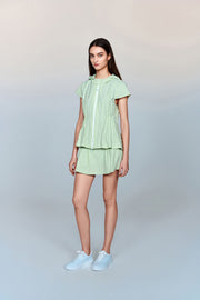 Artemis Water- and Wind resistant Long Sleeved Jacket with Pleated Waist