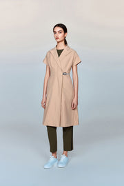 Maia Sustainable-Fibre Maxi Lapel Dress