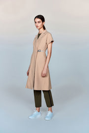 Maia Sustainable-Fibre Maxi Lapel Dress
