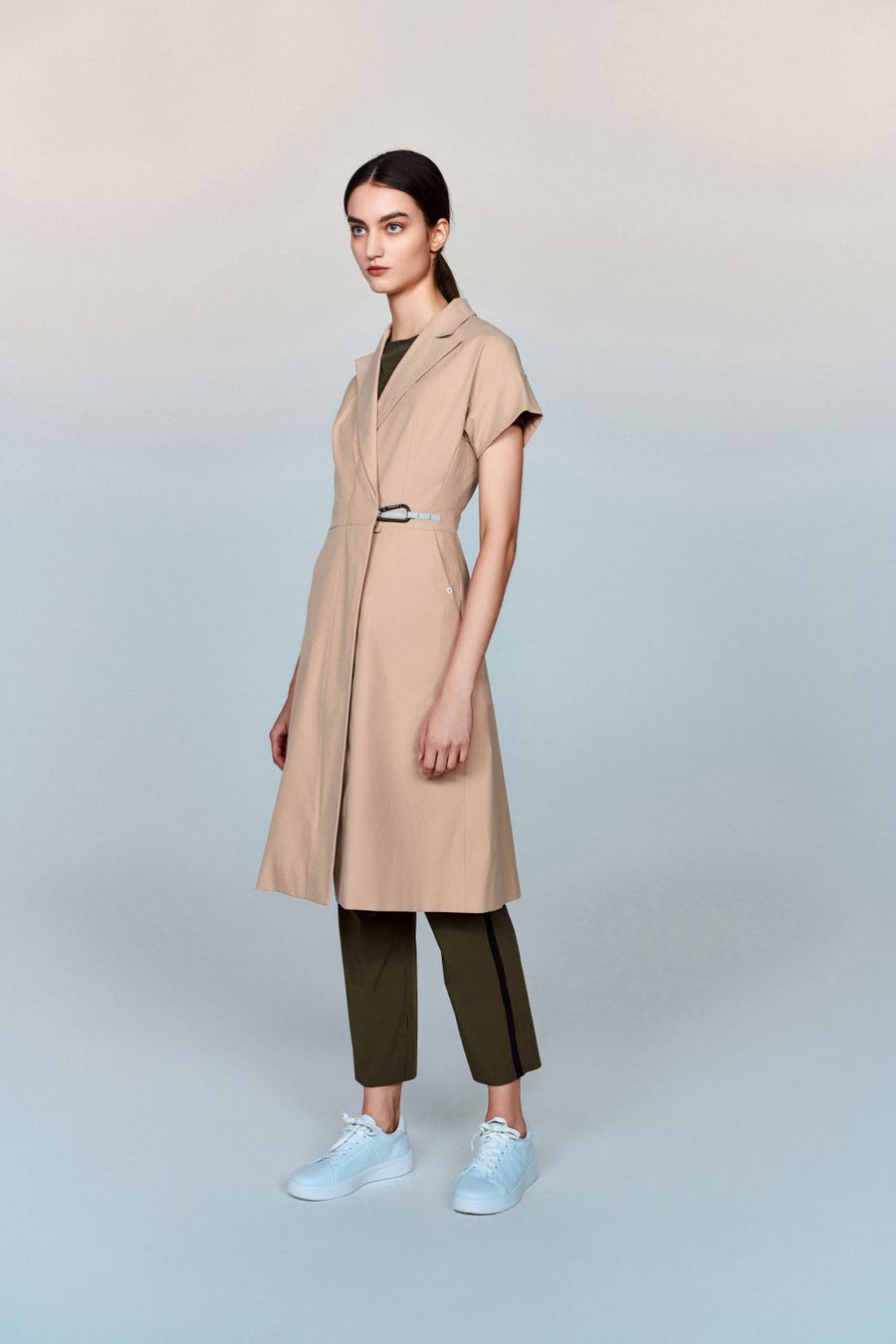 Maia Sustainable-Fibre Maxi Lapel Dress