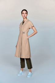 Maia Sustainable-Fibre Maxi Lapel Dress