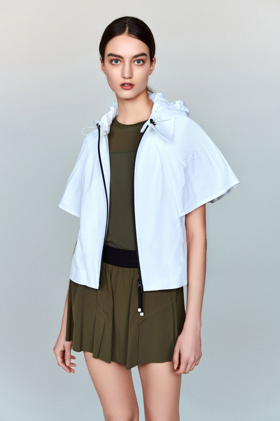 Jetsetter Water-Resistant Stretch Mini Skirt