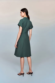 Maia Sustainable-Fibre Maxi Lapel Dress