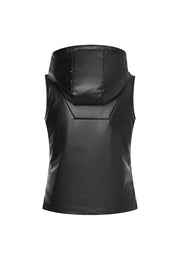 Theo Lightweight Padded Vest with Packable Hood and Detachable Card Holder