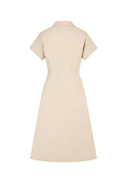 Maia Sustainable-Fibre Maxi Lapel Dress