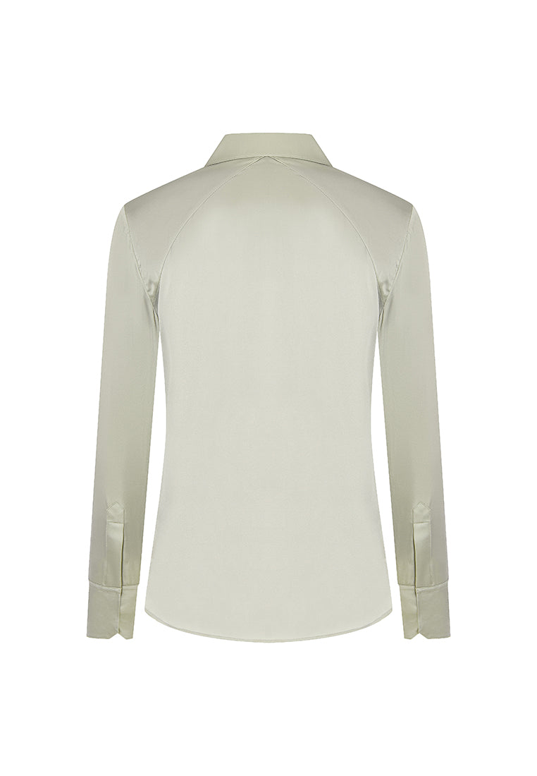 Athens 100% Silk Shirt with UPF 50+ Sun Protection