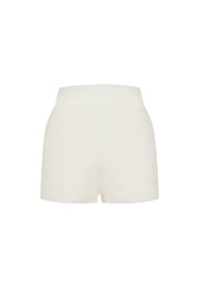 Marlowe Waterproof Vegan Pleated Leather Shorts