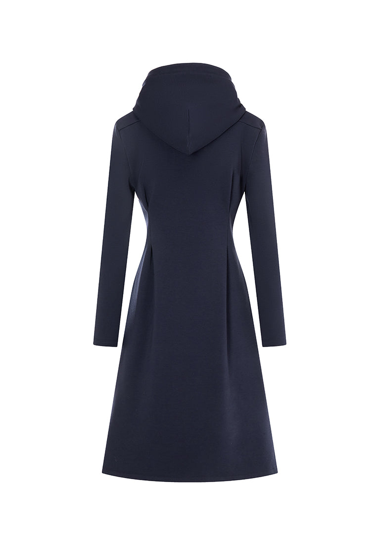 Sleet Ultra-Soft Recycled Polyester and Organic Cotton Hooded Dress