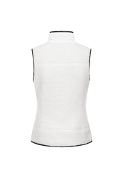 Neige Contoured Recycled Nylon and Fleece Vest with Sustainable Padding and Detachable Coin Purse