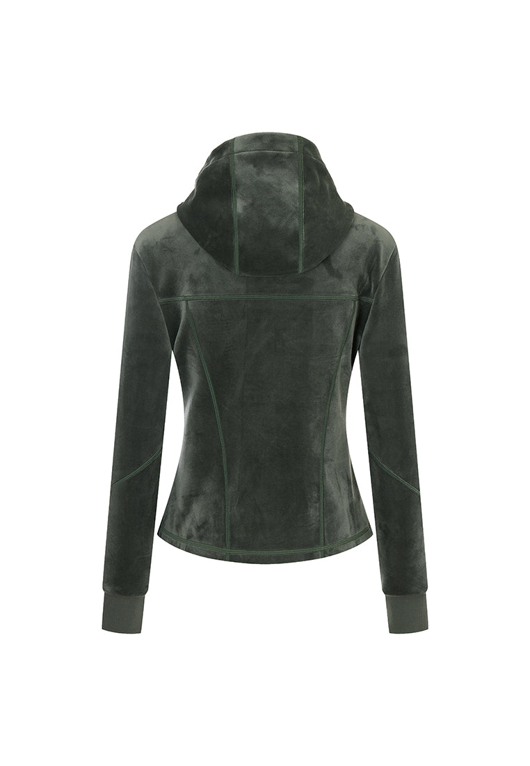 Serene Ultra-Soft Recycled Polyester Fleece and Organic Cotton Jacket