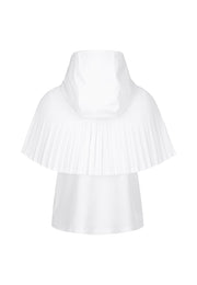 Bianca Essential Water- and Wind-resistant Jacket with Pleated Cape