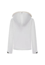 Altitude Water-Resistent Flight Jacket with Faux Fur Zip-Down Detachable Hood