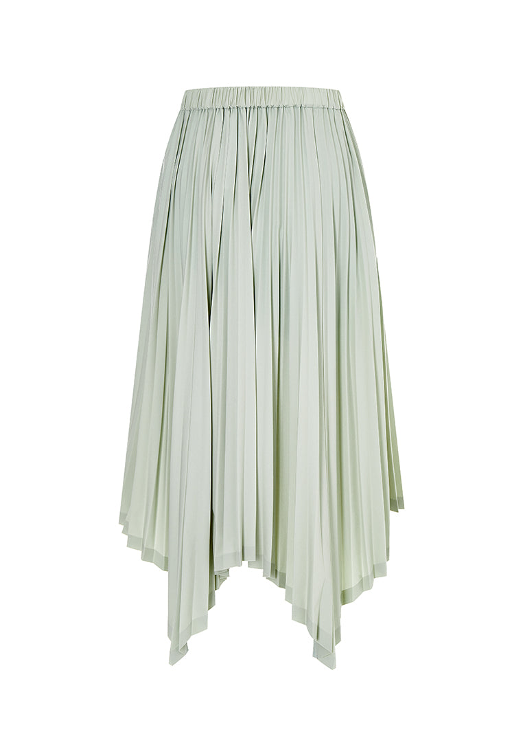 Bleeker Sustainable Nylon Water-Repellent Anti-Crease Pleated Skirt