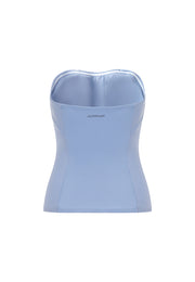 Austen Corset-inspired Stretch-Jersey Strapless Top