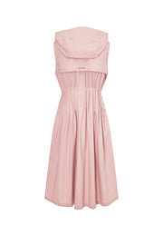 Desiderata Water- & Wind-Resistant Maxi Jacket with Pleated Waist