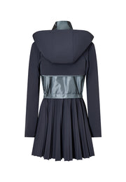 Melanie Hooded Tennis Dress with Detachable Sleeves