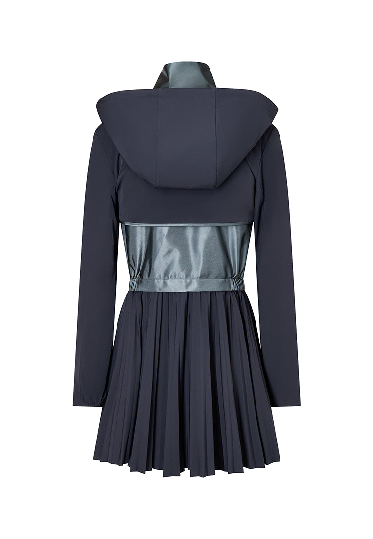 Melanie Hooded Tennis Dress with Detachable Sleeves