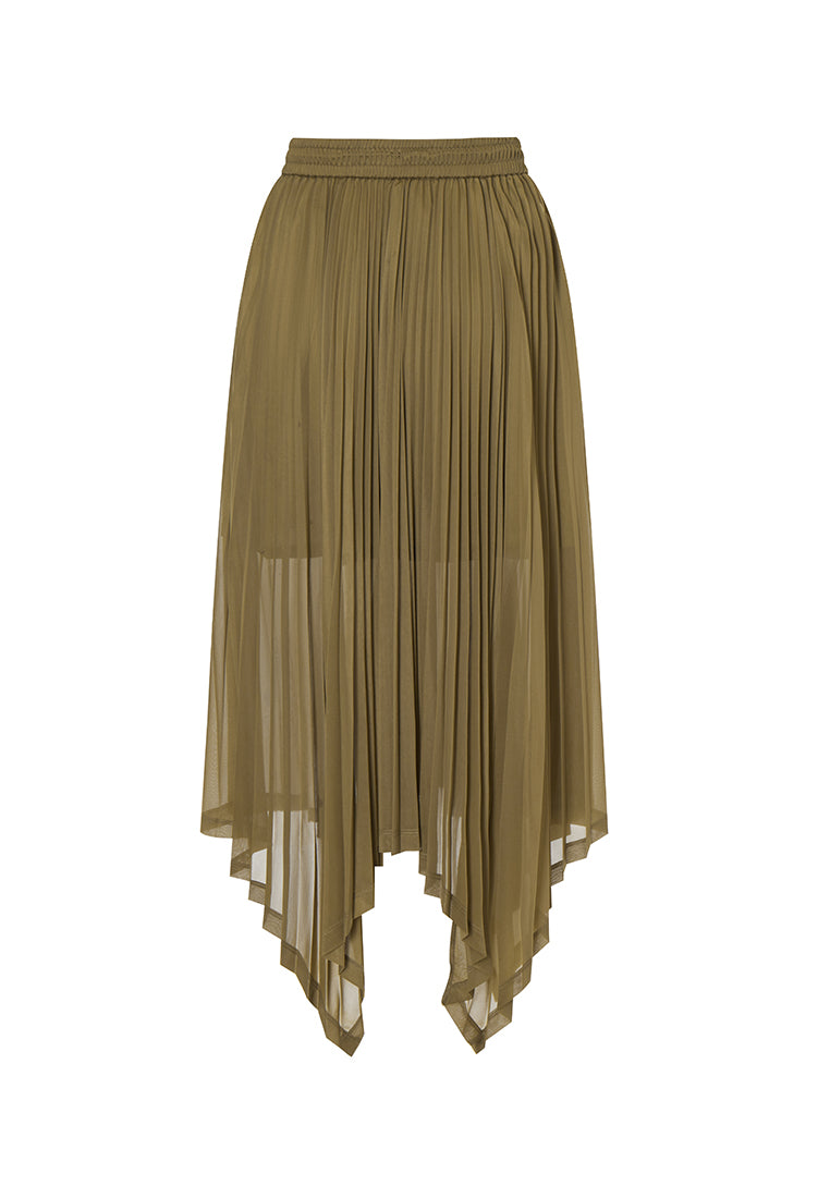 Bleeker Water-Repellent Anti-Crease Pleated Skirt