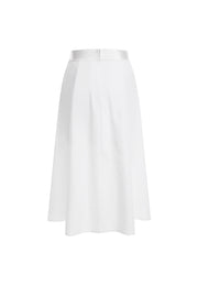 Bianca Essential Water- and Wind-resistant Midi Skirt with Pleated Panels