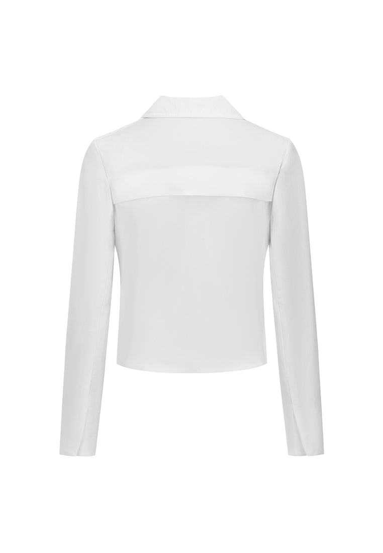 Byron Crease-Resistant Fitted Cropped Blazer