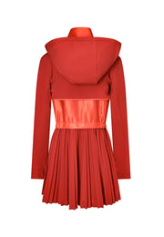 Melanie Hooded Tennis Dress with Detachable Sleeves