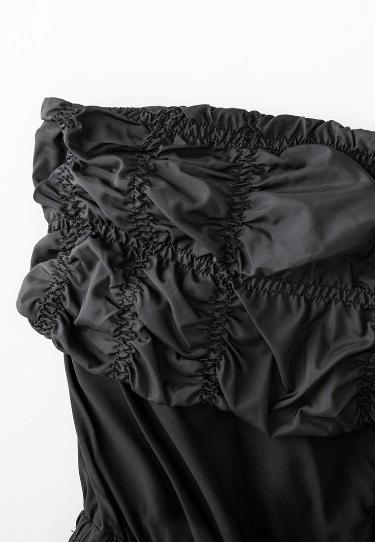 Acacia Strapless Recycled Polyester Jumpsuit with AP Signature Square Panel Detail