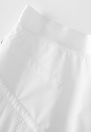 Bianca Essential Water- and Wind-resistant Midi Skirt with Pleated Panels