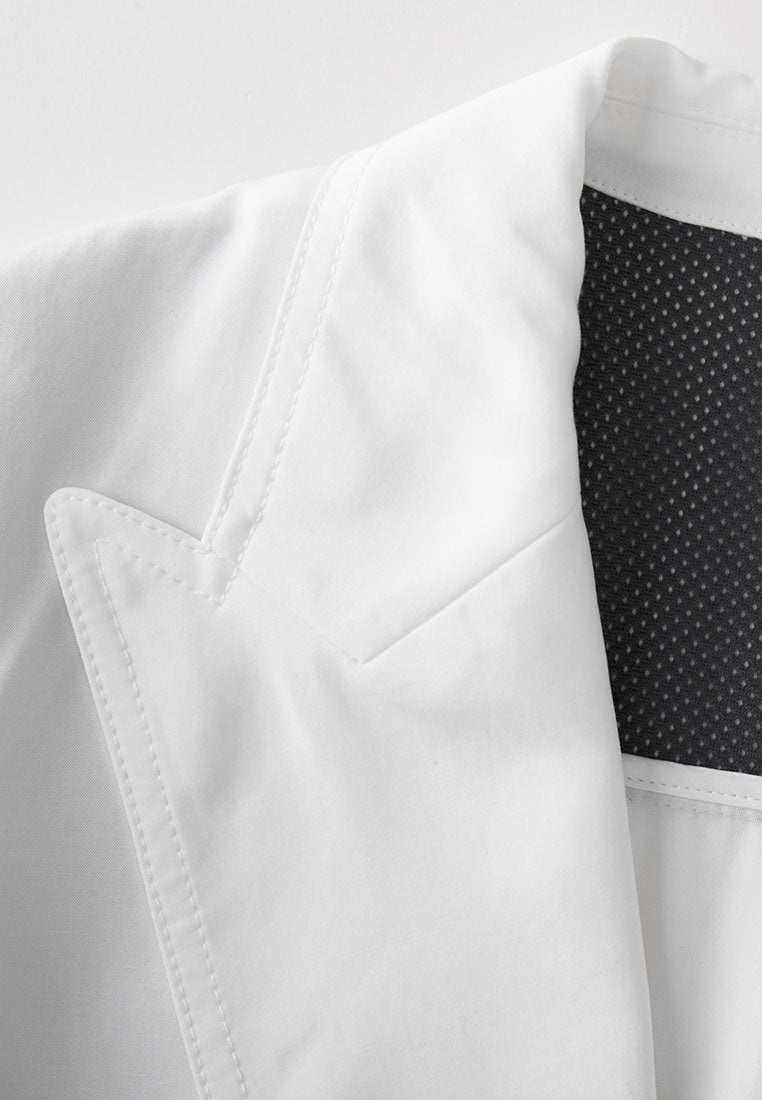 Byron Crease-Resistant Fitted Cropped Blazer