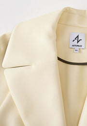 Miller Waterproof Sustainable Vegan Leather Trench with Flared Skirt