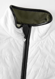 Neige Contoured Recycled Nylon and Fleece Vest with Sustainable Padding and Detachable Coin Purse